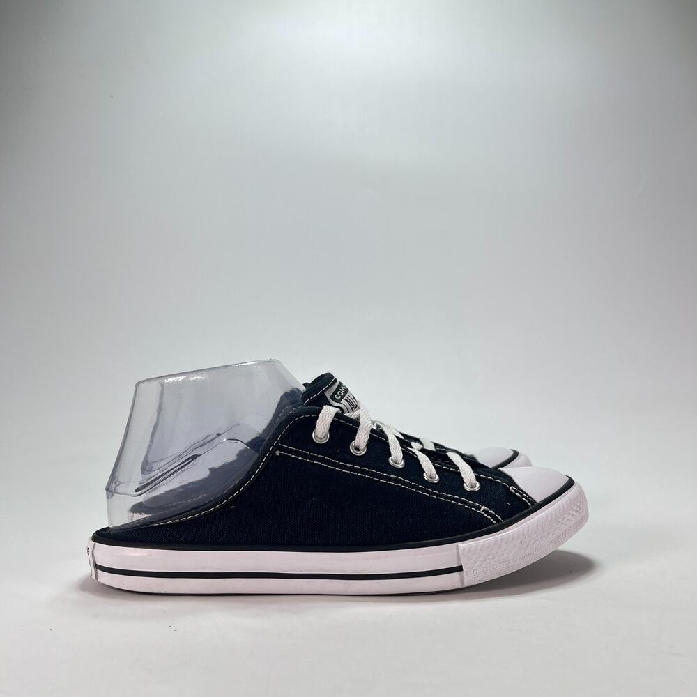 Converse Chuck Taylor All Star Dainty Black White Mule 567945F Women's Size 6